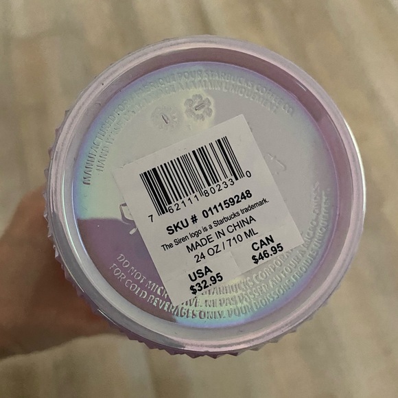 Starbucks Studded Venti Tumbler Cup Unicorn Dragon Fruit Ombre - Picture 3 of 5